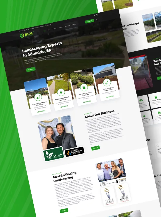 daldry landscape maintenance website