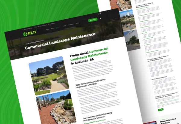 daldry landscape maintenance website