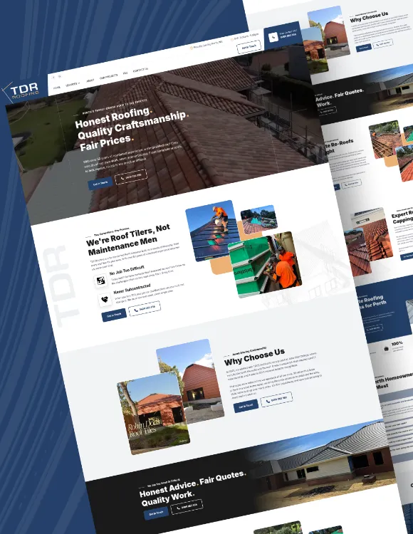 tdr roofing website