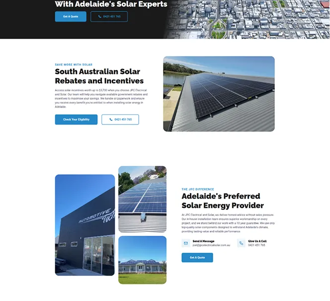 jpc electrical & solar website