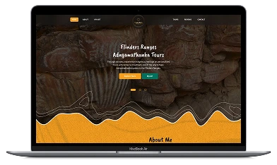 yura artu tours website device mockup